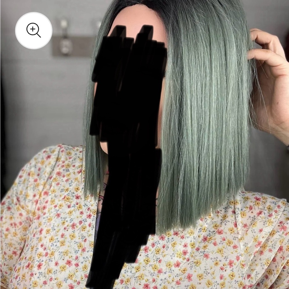 Human silk blend wig